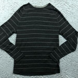 Banana Republic Brown Striped Crew Neck Sweater